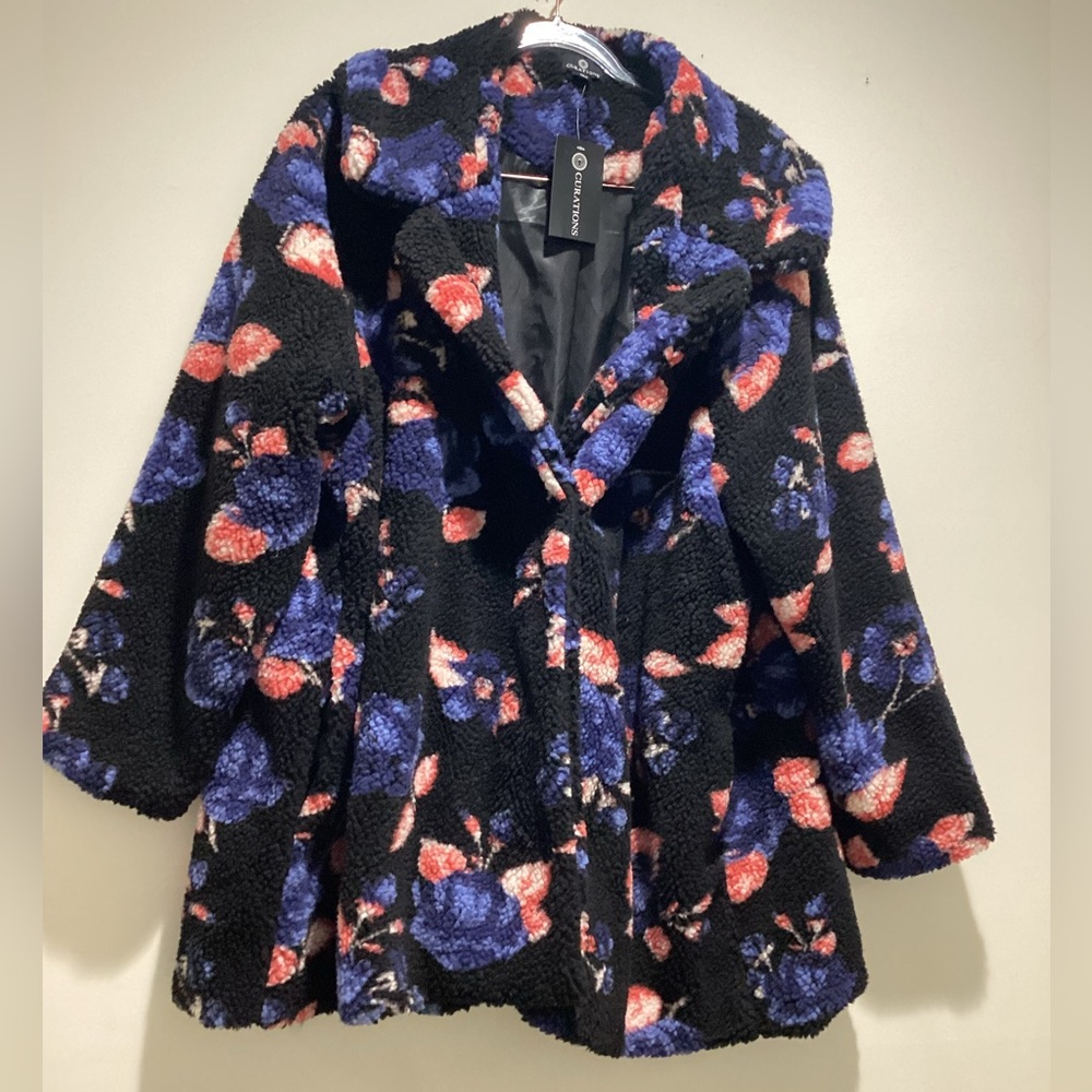 Curations Plus Size Coat-3X